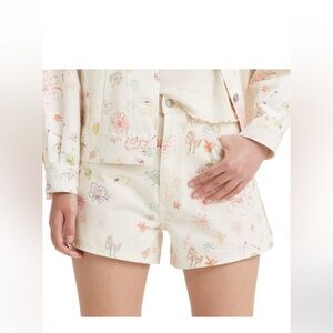 Levi's High Rise Relaxed Mom Shorts